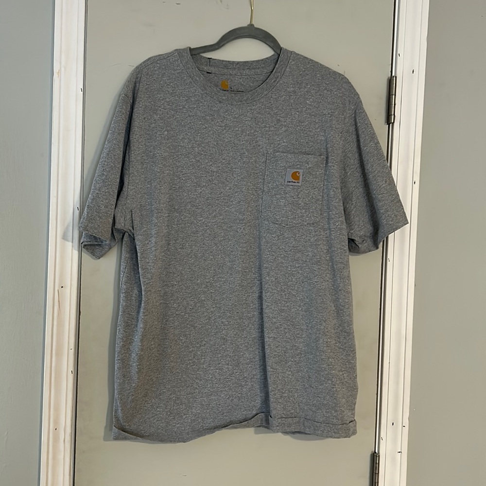 Grey mens work shirt